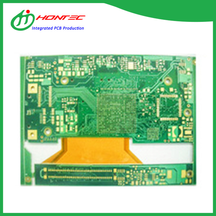 6 Lapisan FR406 PCB Fleksibel Kaku